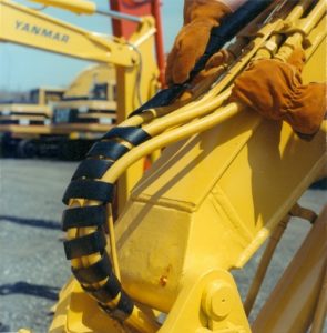 Hydraulic Hose Protector: PTFE Spiral Wrap Prevents Chafing