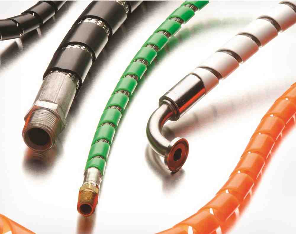 cable wrap for manufacturing equipment